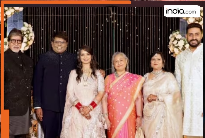 Abhishek Bachchan, Amitabh Bachchan and Jaya attend a wedding without Aishwarya Rai, netizens speculate…